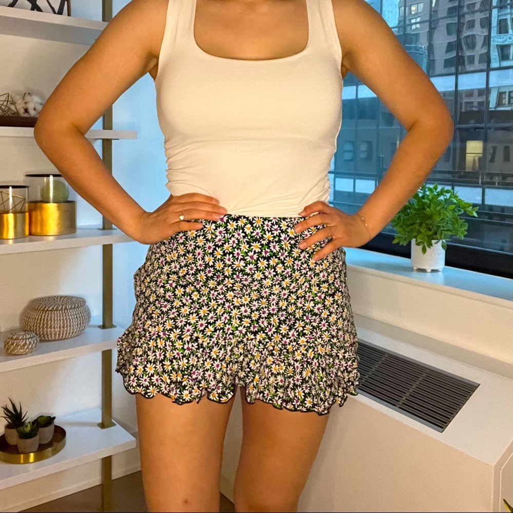 Zara floral skirt